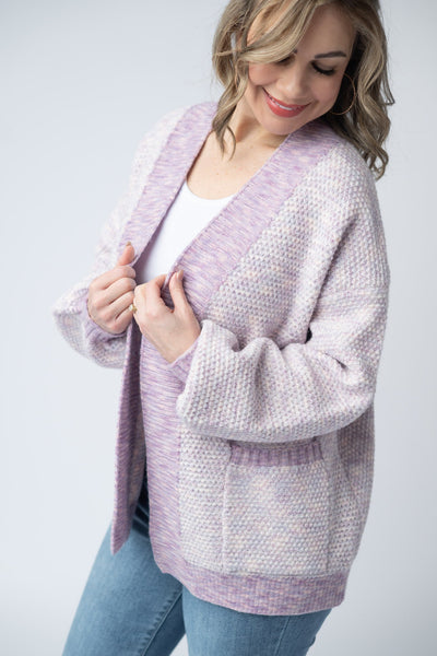IN STOCK Kinsley Cardigan - Purple Mix - Pumpkin Patch Co