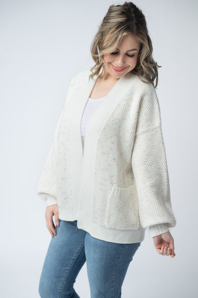 IN STOCK Kinsley Cardigan - Purple, Pink, and Green - Pumpkin Patch Co