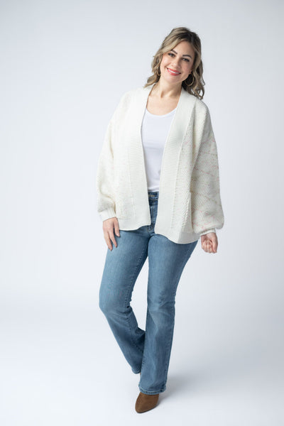 IN STOCK Kinsley Cardigan - Pink and Green Mix FINAL SALE - Pumpkin Patch Co
