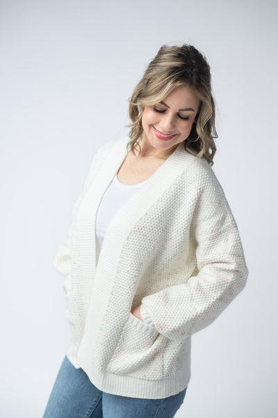 IN STOCK Kinsley Cardigan - Pink and Green Mix FINAL SALE - Pumpkin Patch Co