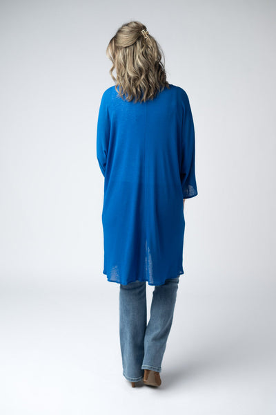 IN STOCK Ellie Cover-Up Kimono - Blue - Pumpkin Patch Co