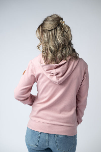 IN STOCK Fullzip Hoodie - Dusty Pink - Pumpkin Patch Co