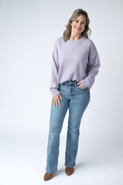 IN STOCK Gianna Pullover Sweater - Lavender - Pumpkin Patch Co