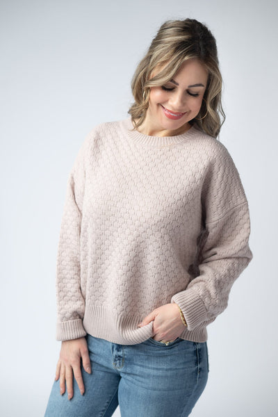 IN STOCK Gianna Pullover Sweater - Neutral - Pumpkin Patch Co