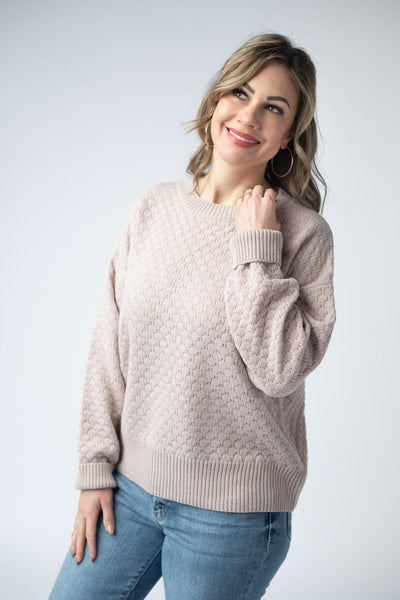 IN STOCK Gianna Pullover Sweater - Neutral - Pumpkin Patch Co