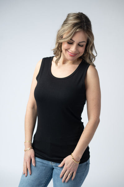 IN STOCK Ava Tank - Black - Pumpkin Patch Co