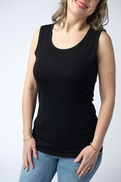 IN STOCK Ava Tank - Black - Pumpkin Patch Co