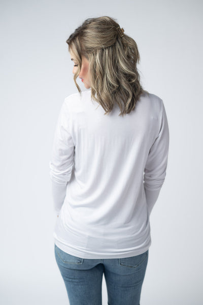 IN STOCK Larissa Long Sleeve - White - Pumpkin Patch Co