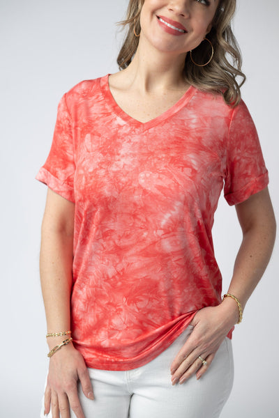 IN STOCK Sophie Top - Red Tie Dye - Pumpkin Patch Co