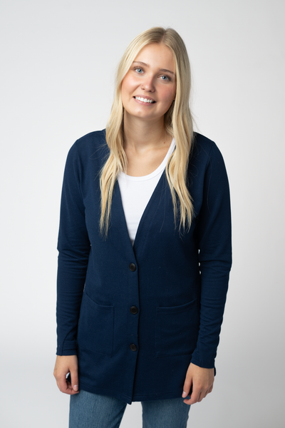 IN STOCK Cori Cardigan - Navy - Pumpkin Patch Co
