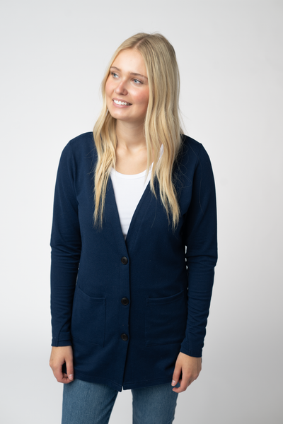 IN STOCK Cori Cardigan - Navy - Pumpkin Patch Co