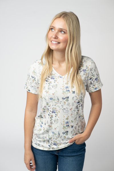 IN STOCK Sophie Top - Olive Meadow - Pumpkin Patch Co