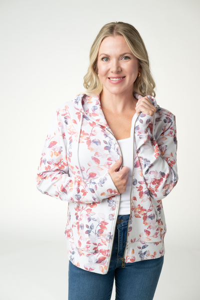 IN STOCK Fullzip Hoodie - Autumn Watercolor