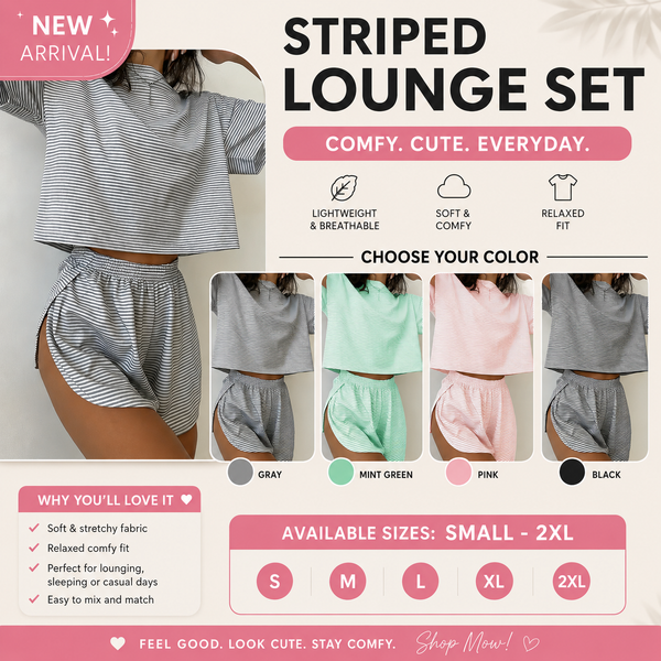 PREORDER: Striped Lounge Set  5.18.26