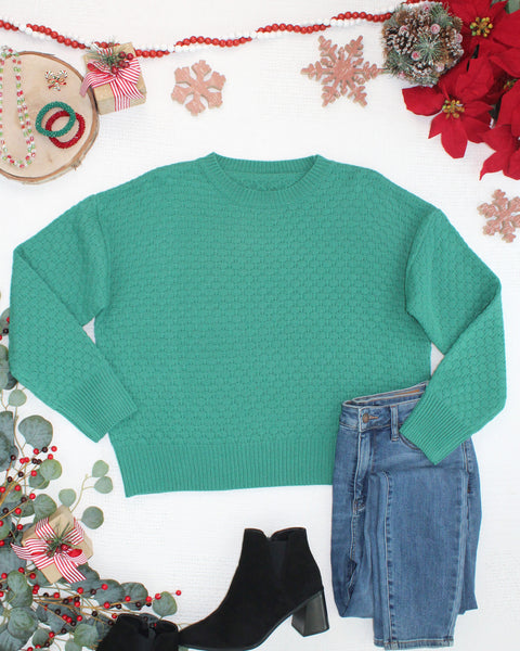 IN STOCK Gianna Pullover Sweater - Green