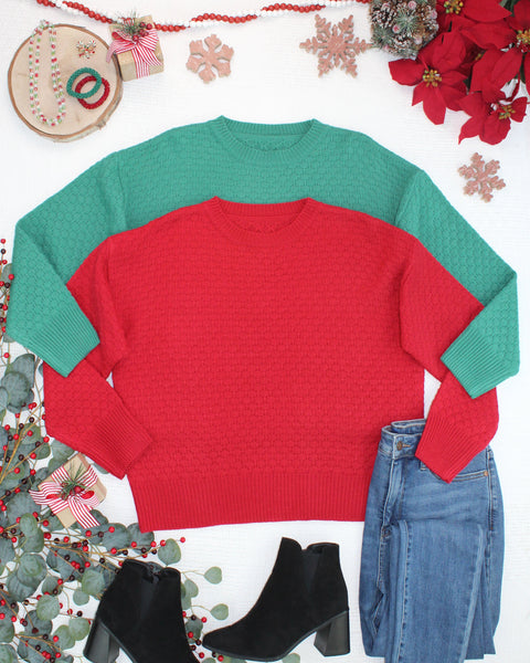 IN STOCK Gianna Pullover Sweater - Green