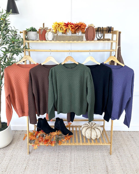 IN STOCK Gianna Pullover Sweater - Black - Pumpkin Patch Co