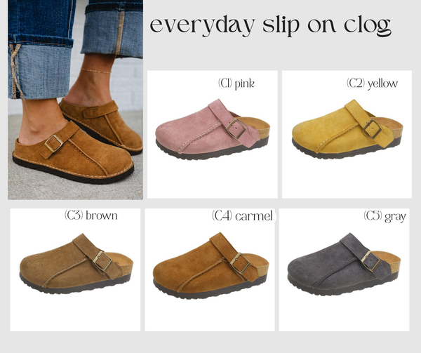 PREORDER: Everyday Slip On Clog 3.16.26