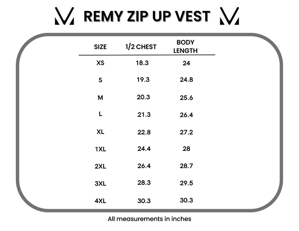 IN STOCK Remy Zip Up Vest - Burgundy