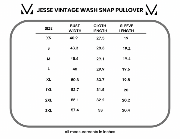 IN STOCK Jesse Vintage Wash Snap Pullover - Tan - Pumpkin Patch Co