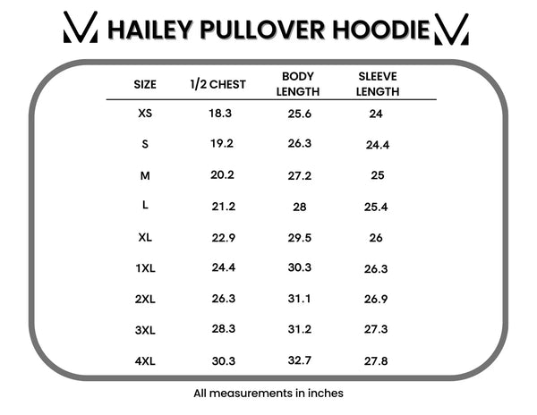 IN STOCK Hailey Pullover Hoodie - Rainbow Stripes and Blue - Pumpkin Patch Co