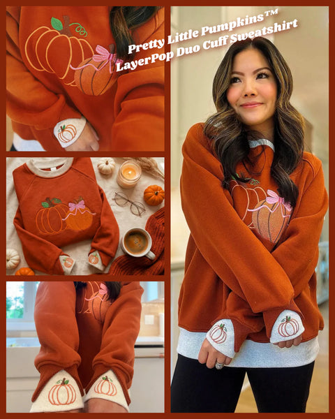 Pretty Little Pumpkins LayerPop Sweatshirt