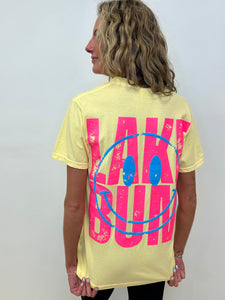 Lake Bum PUFF Tee - SMILE IT'S SUMMER