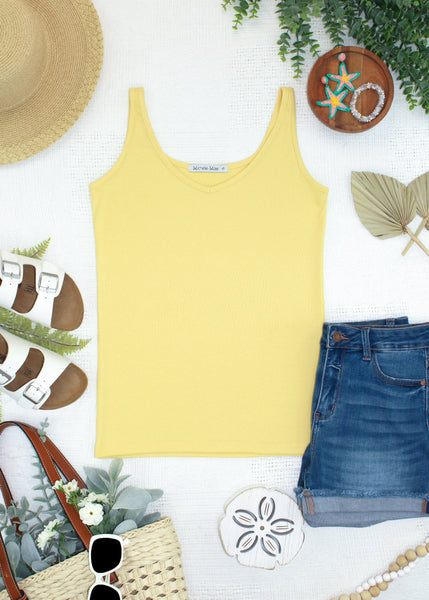 IN STOCK Kennedy Tank - Lemon - Pumpkin Patch Co