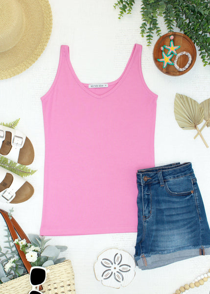 IN STOCK Kennedy Tank - Pink - Pumpkin Patch Co
