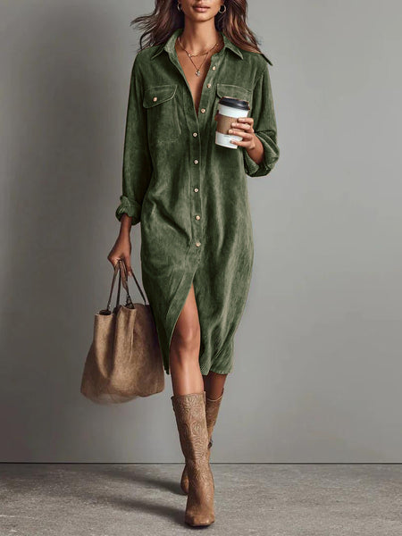 PREORDER: The Savannah Corduroy Dress 12.8.25