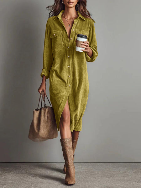 PREORDER: The Savannah Corduroy Dress 12.8.25