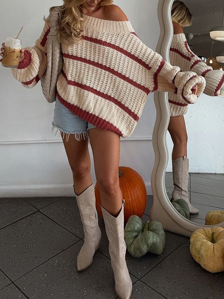 PREORDER: The Fireside Stripe Knit Sweater 8.10.26 OSYM