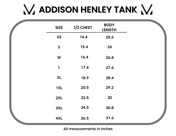 IN STOCK Addison Henley Tank - Light Grey FINAL SALE