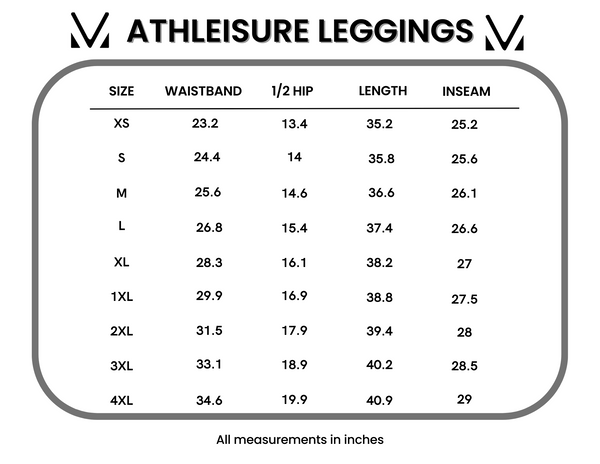 IN STOCK Athleisure Leggings - Black - Pumpkin Patch Co