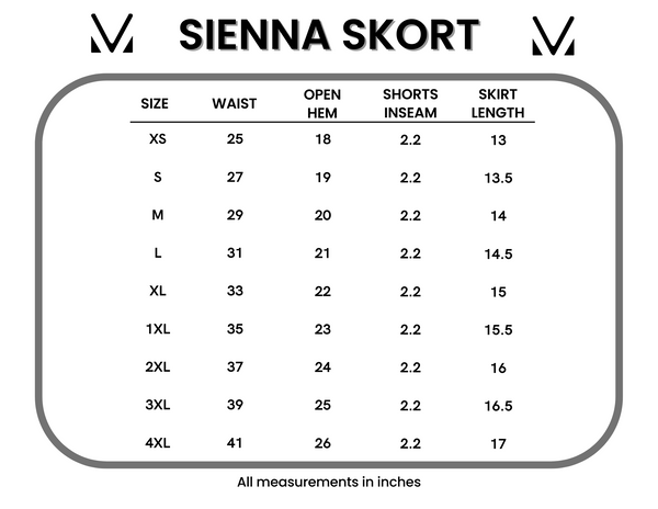 IN STOCK Sienna Skort - Navy Tropical FINAL SALE
