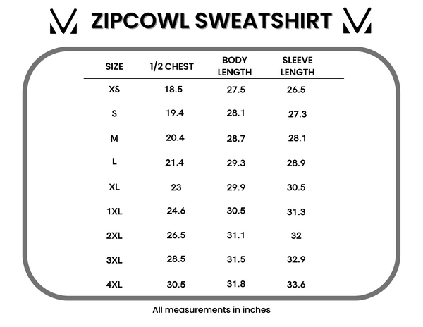IN STOCK Classic Zoey ZipCowl Sweatshirt - Navy Floral Pattern Mix