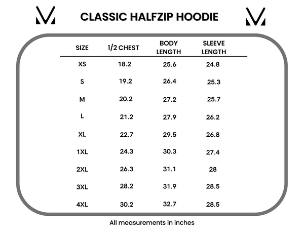 IN STOCK Classic HalfZip Hoodie - Freedom