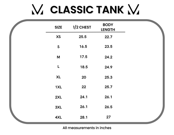 IN STOCK Classic Tank - Blue and White - Pumpkin Patch Co