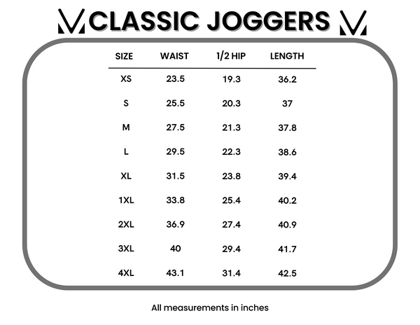 IN STOCK Classic Joggers - Sweetheart Red