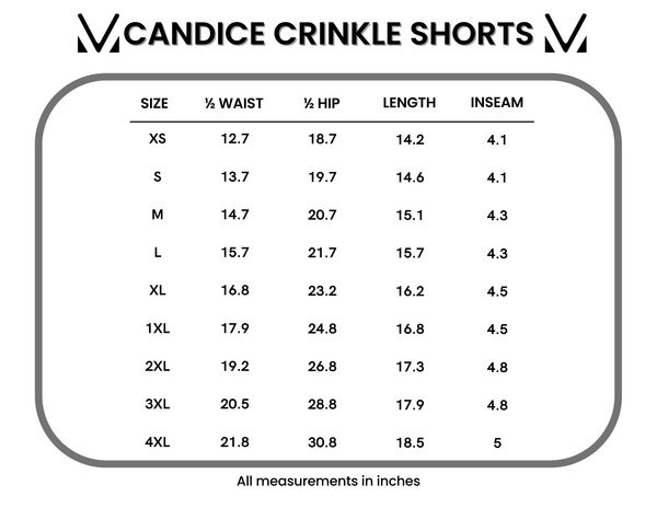 IN STOCK Candice Crinkle Shorts - Light Green - Pumpkin Patch Co