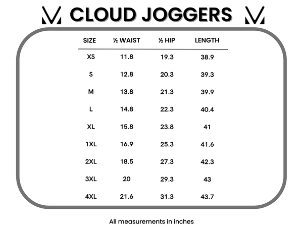 IN STOCK Cloud Joggers - Black - Pumpkin Patch Co