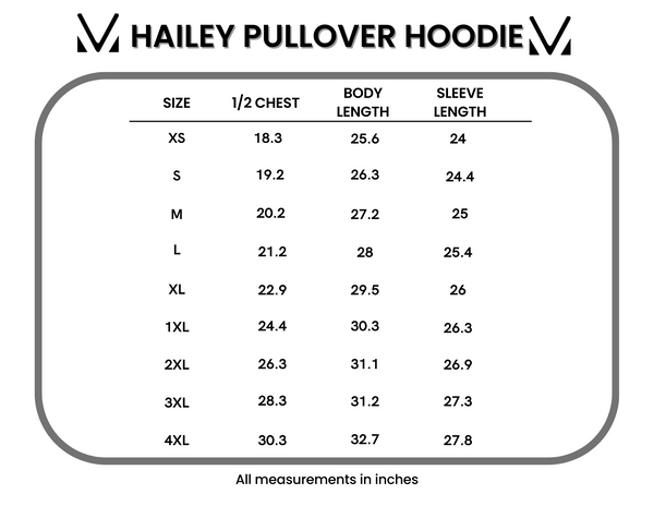 IN STOCK Hailey Pullover Hoodie - Autumn Watercolor and Brick