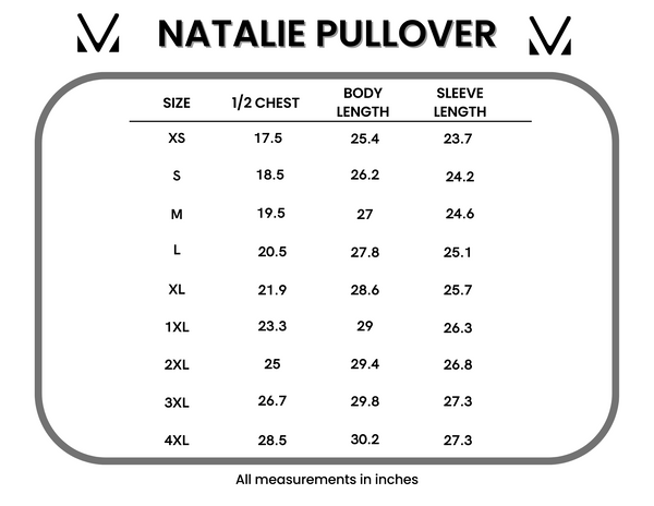 IN STOCK Natalie Pullover - Winter Gnome and Blue
