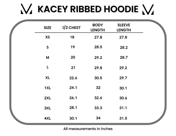 IN STOCK Kacey Ribbed Hoodie - Sage - Pumpkin Patch Co