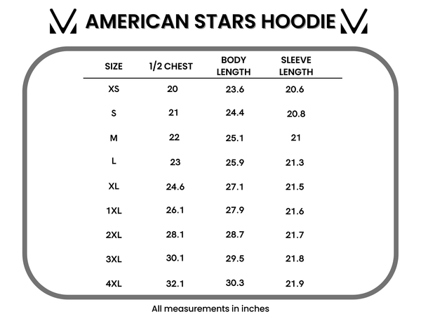 IN STOCK American Stars Hoodie - Pumpkin Patch Co