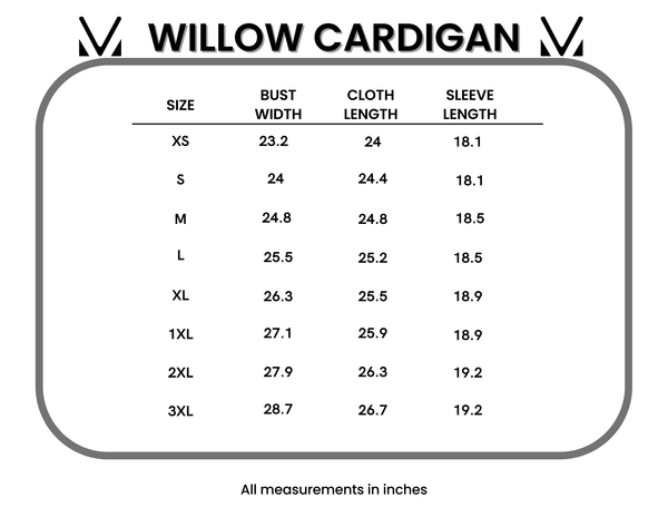 IN STOCK Willow Cardigan - Mocha