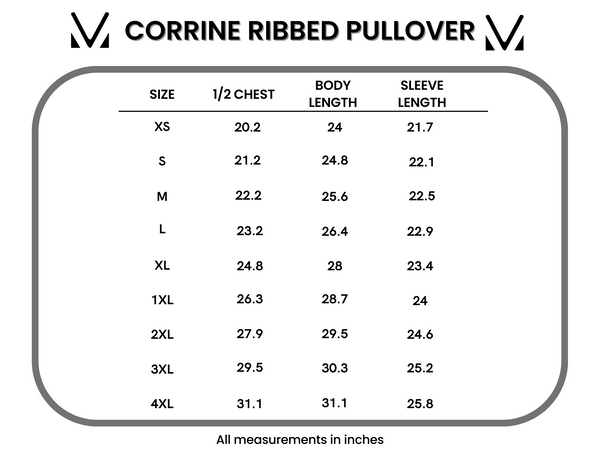 IN STOCK Corrine Ribbed Pullover Top - Navy - Pumpkin Patch Co