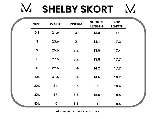 IN STOCK Shelby Skort - Black