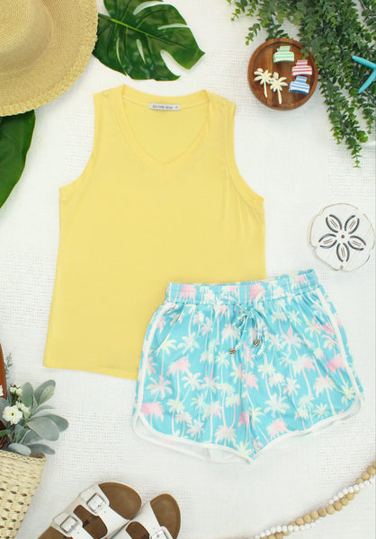 IN STOCK Noelle Tank - Lemon - Pumpkin Patch Co