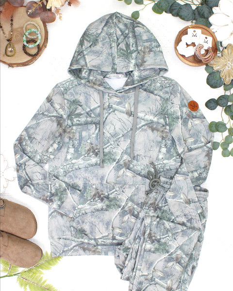 IN STOCK Hailey Pullover Hoodie - Camo